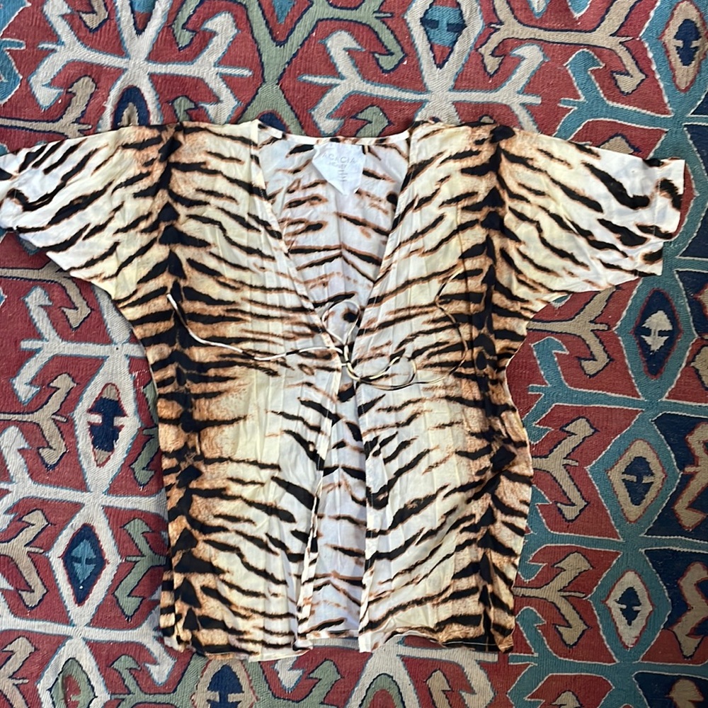 Acacia Honey Coverup Tie Top